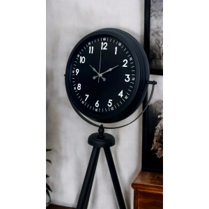 Royal Black Tripod Ayaklı Modern Tasarım Saat