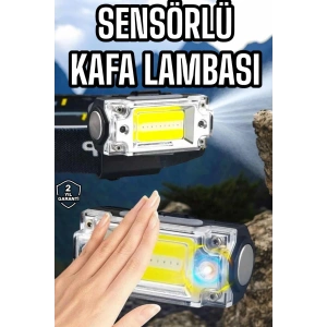 Şarjlı Kafa Feneri Suya Dayanıklı Ayarlanabilir Kamp Feneri