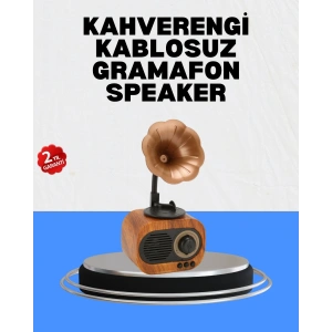 Şarjlı Mini Retro Radyo Bluetooth Hoparlör Çoklu Bağlantı Seçenekli