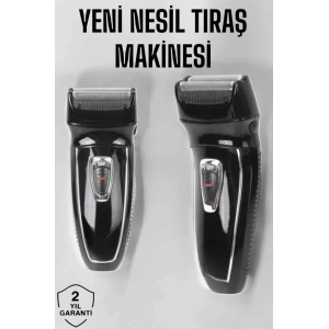 Şarjlı Paslanmaz Çelik lı ve Kablosuz Saç Sakal Tıraş Makinesi