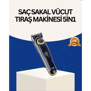 Şarjlı Sessiz Çalışan Saç ve Sakal Şekillendirici Profesyonel Erkek Tıraş Makinesi