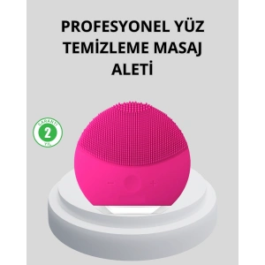 Şarjlı Su Geçirmez Yüz Temizleme ve Masaj Aleti – 3 Fonksiyonlu