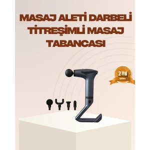 Şarjlı Taşınabilir 3in1 Titreşimli Masaj Aleti Esneme Bantlı