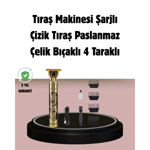 Şarjlı Titanyum lı Saç Kesme Makinesi