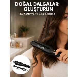 Seramik Plakalı Daling Saç Düzleştirici Kırılma ve Dolanma Önleyici Yeni Nesil