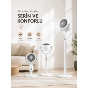 Sessiz Çalışma Özelliğiyle Rahat Kullanım Sunan Dikey Vantilatör