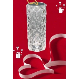 Sevgililer Günü İçin Hediye Kristal Lamba Sevgiliye Hediye USB Şarjlı Gece Lambası