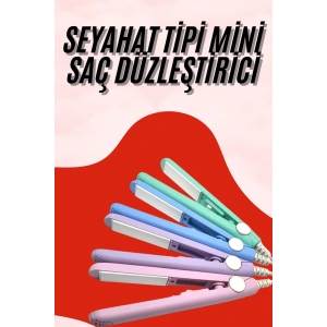 Seyahat Tipi Taşınabilir Saç Düzleştirici Saç Şekillendirici Yüksek Isı Ayarlı