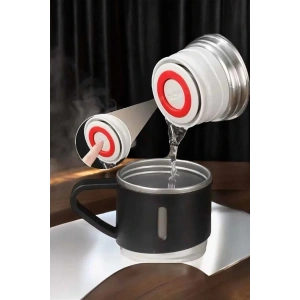 Şık ve Dayanıklı 3 Bardaklı Termos Seti Uzun Süre Isı Koruma Özellikli