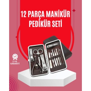 Şık ve Dayanıklı Çok Amaçlı Kişisel 12 Bakım Seti