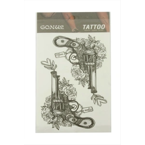 Silah Tattoo Dövme Sticker