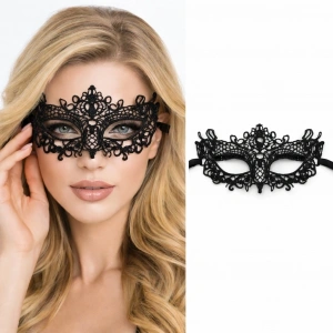 Siyah Dantel Venedik Maskesi Kadın – Zarif Parti  Balo Maskesi 6 No