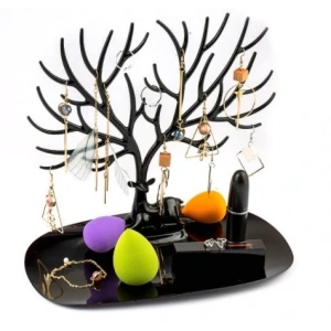 Siyah Geyik Tasarımlı Takı Mücevher Standı (5047)