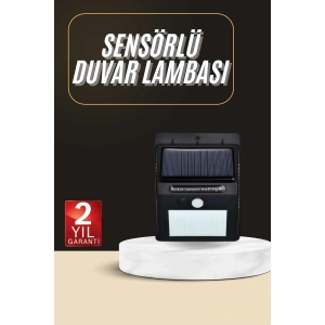 Solar Dekoratif Lambası Sensörlü Led Işık Bahçe Aydınlatma