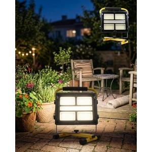 Solar Enerjili LED Kamp Feneri 4 Modlu Ayarlanabilir Açılı Güçlü Aydınlatma