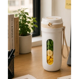 Spor ve Seyahat İçin Taşınabilir Smoothie Blender USB Şarj Destekli