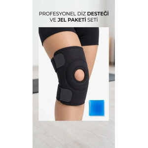 Sporcu Diz Korsesi Çapraz Destekli Menisküs İçin Termojel Hediyeli
