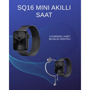 SQ-16 Mini Series 10 Akıllı Saat | Spor Modları, Bildirim ve Müzik Kontrolü