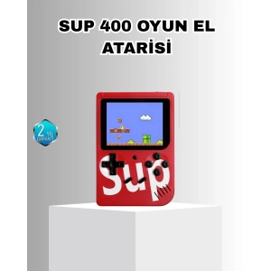 SUP Game Box El Konsolu – 500 Oyunlu, TV Bağlantılı, 5 Saat Oyun Süresi