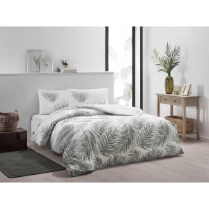 Taç Çift Kişilik Ranforce Nevresim Takımı Lenora Yeşil