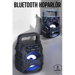 Taşınabilir Bluetooth Hoparlör Led Işıklı Uzun Pil Ömrü