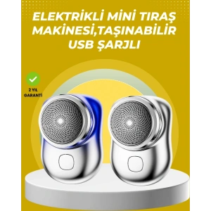 Taşınabilir, cep boyunda, şarjlı elektrikli tıraş makinesi