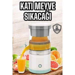 Taşınabilir Kablosuz Taşınabilir Şarjlı Narenciye Sıkacağı Portakal Meyve Sıkacağı Çift lı