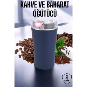Taşınabilir Kahve & Baharat Öğütücü, Kolay Temizlenebilir ve Uzun Ömürlü Paslanmaz Çelik
