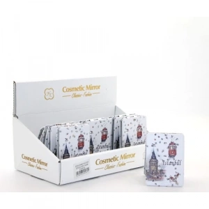 Taşlı İstanbul Tasarımı El Aynası İnce Model 27