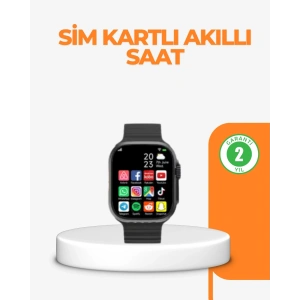 Telefon Bağımsız SIM Kartlı Akıllı Saat Nabız Ölçerli