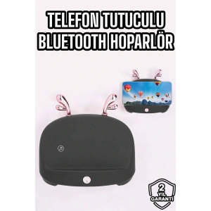 Telefon Tutuculu Akıllı Hoparlör Yüksek Ses Kaliteli Hoparlör