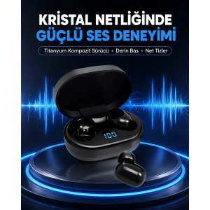 Titanyum Hoparlörlü Kablosuz Bluetooth Kulaklık Yeni Nesil