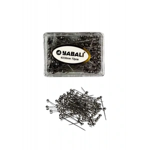 Toplu İğne Siyah 72li 4x38 mm