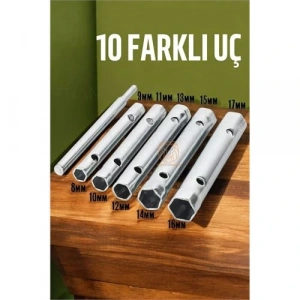 Tork Lokma Seti Boru Kovan Tip Anahtar Seti Buji Anahtarı