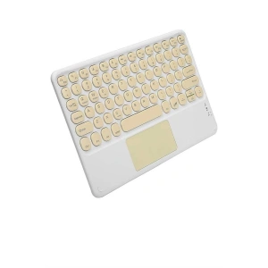 Touchpad Uyumlu Bluetooth Klavye Slim Kablosuz Wifi Q Klavye