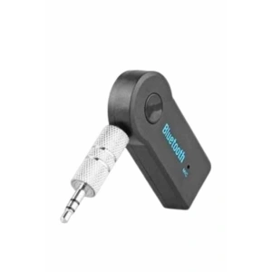 Tüm Cihazlara Uyumlu Bluetooth Aux Araç Kiti Siyah
