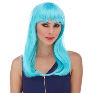Turkuaz Mavi Parti Peruğu