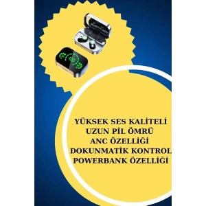 TWS Bluetooth Kulaklık ve Akıllı Saat Uyku Takibi Nabız Ölçer Uzun Pil Ömrü