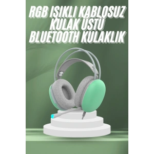 Unısex Yüksek Ses Kaliteli Yumuşak Kılıflı Kablosuz Kulak Üstü Bluetooth Kulaklık