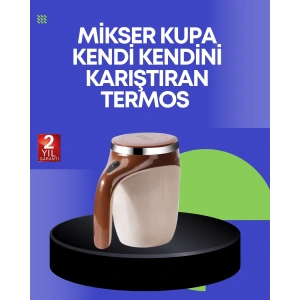 USB Şarjlı Elektrikli Karıştırıcı Kupa – Sıcak & Soğuk İçecekler için