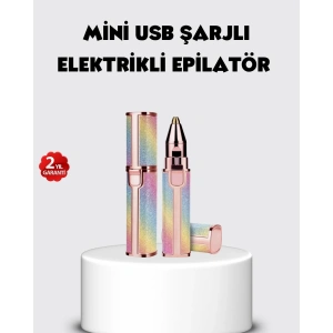 USB Şarjlı Kaş ve Yüz Tüy Alma Cihazı – Taşınabilir ve Acısız Kullanım