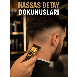 USB Type-C Şarjlı Çok Fonksiyonlu Saç ve Sakal Düzeltme Makinesi