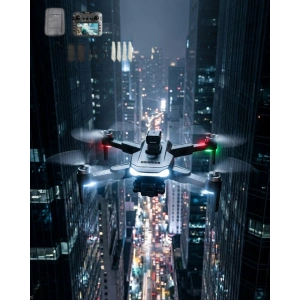 Uzaktan Kontrollü 4K Drone Akıllı Uçuş Modları ve Geniş Açılı Kamera Özellikli