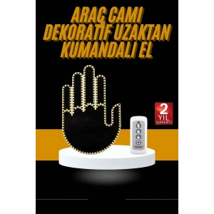 Uzaktan Kumandalı Araba Parmak Hareketi Işığı Parmak Işığı LED Araba Arka Pencere
