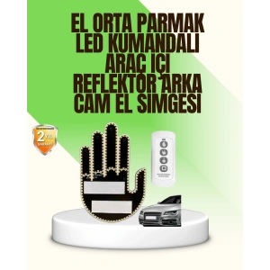 Uzaktan Kumandalı LED El Park Uyarı Cihazı Suya Dayanıklı Enerji Tasarruflu