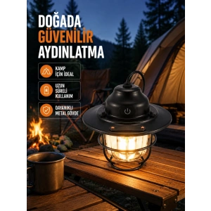 Uzun Ömürlü Bataryalı Outdoor LED Gece Lambası