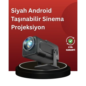 Uzun Ömürlü Lamba ve Dahili Hoparlörlü Ev Sinema Projektörü