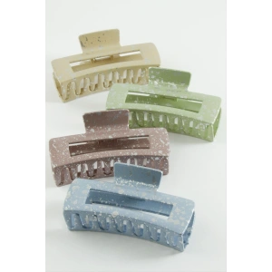 Varaklı Renkli Mandal Toka 10 cm