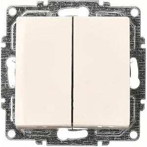 Visage Krem Komütatör Anahtar  Çerçevesiz - Priz ve Anahtar İçin Uyumlu Çerçeve