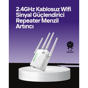 WPS Destekli 2.4GHz + 5GHz WiFi Sinyal Güçlendirici